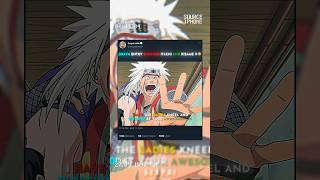 MASTER JIRAYA ENTRY 🤯🥶 #anime #shorts #naruto #itachi #amv