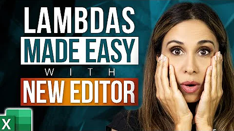 How to Use the NEW Excel Formula Editor: Import & Create Lambdas FAST!