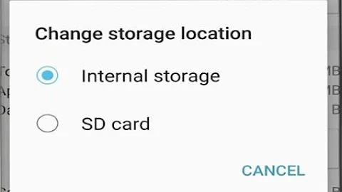 How to make sd card default storage on android phone