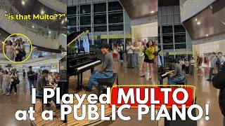I Played MULTO by Cup Of Joe at a PUBLIC PIANO... Then This Happened | Public Piano Cover