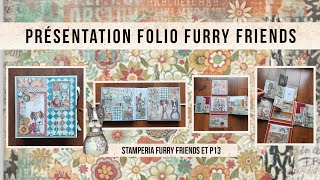 PRÉSENTATION SCRAP Folio Furry Friends Stamperia 🐕🐈🐾 Partenariat Magics Loisirs