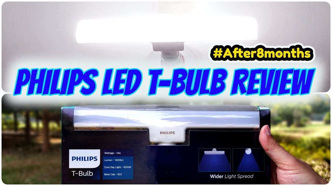 Philips LED T-Bulb review - YouTube