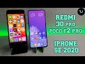 iPhone SE 2020 vs Redmi K30 Pro/Poco F2 Pro Camera comparison/Screen/Size/Sound Speakers/Review