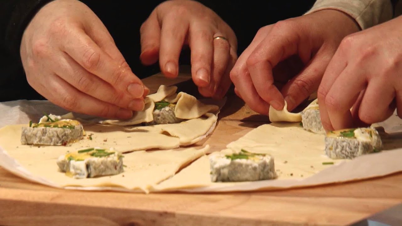 Feuilletés chèvre et miel