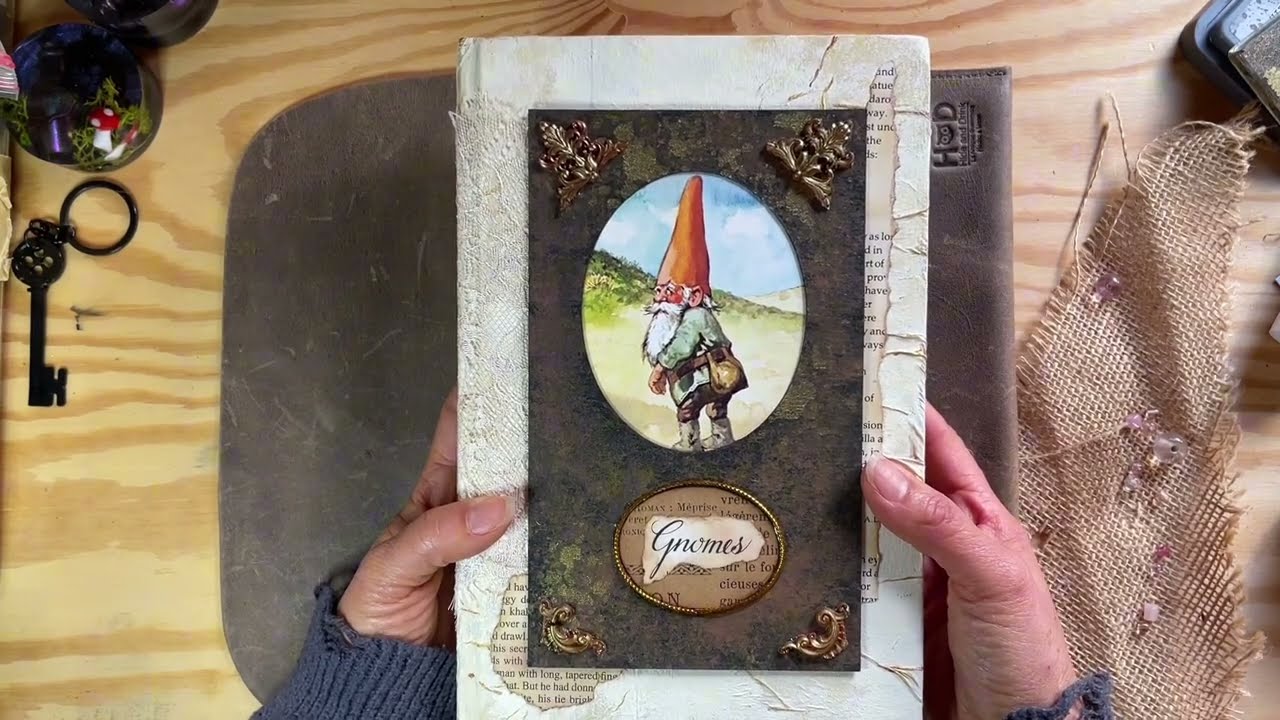 Gnome Legends and Folklore Junk Journal Flip-Through
