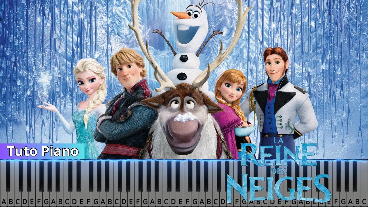 Apprendre au piano "La reine des neiges" (Frozen) - YouTube