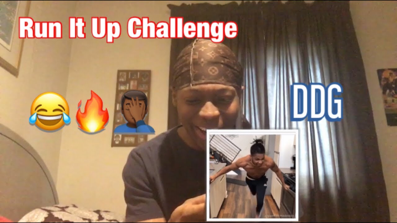 Reacting To DDG Run It Up Challenge (My Homie Did The Challenge ! )