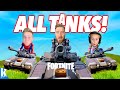 All Tanks Battle in Fortnite! K-City Gaming