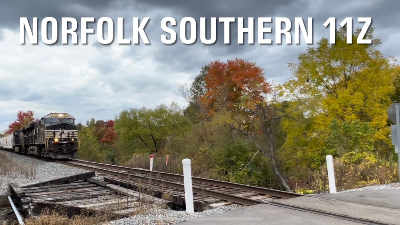 Norfolk Southern 11Z, Conklin, NY on Carlin Rd. YouTube