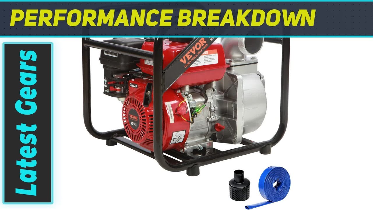 VEVOR 3" Gas Trash Pump - Most Powerful Pump?
