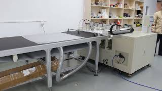 Fully Automatic Flat Pouch Bag Labeling Machine For Flat Surface Big Pouches