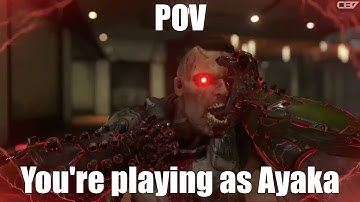 Playing as Ayaka (World of Horror Meme)