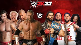 WWE 2K23 | Evolution vs The Bloodline | Wargames