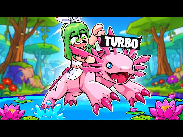 Sobreviví 100 DÍAS Como AJOLOTE PROTECTOR KAIJU en Criaturas del Sonaria!