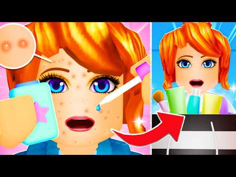 Extremely Satisfying Skincare Makeover In Roblox...