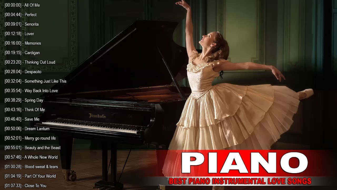 Top 40 Piano Covers of Popular Songs 2021 - Best Instrumental Music For Work, Study, Sleep