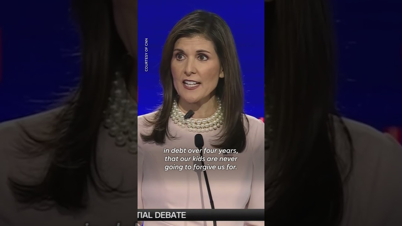 GOP debate: Nikki Haley, Ron DeSantis rip Trump’s record on debt and China #Shorts