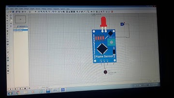 flame sensor simulate for proteus