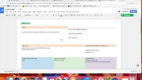 Sharing and Editing with Google Docs