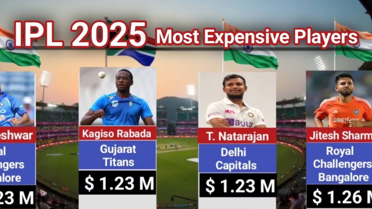 IPL 2025 Most Expensive Players / most expensive players in ipl / data insights 