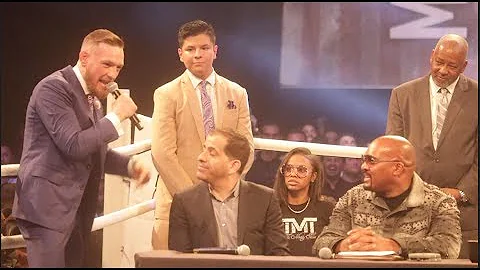 LOL!!! CONOR McGREGOR LETS RIP AT SHOWTIME EXECUTI...