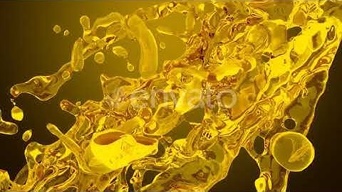 Oil Splash And Pouring | Motion Graphics - Envato elements