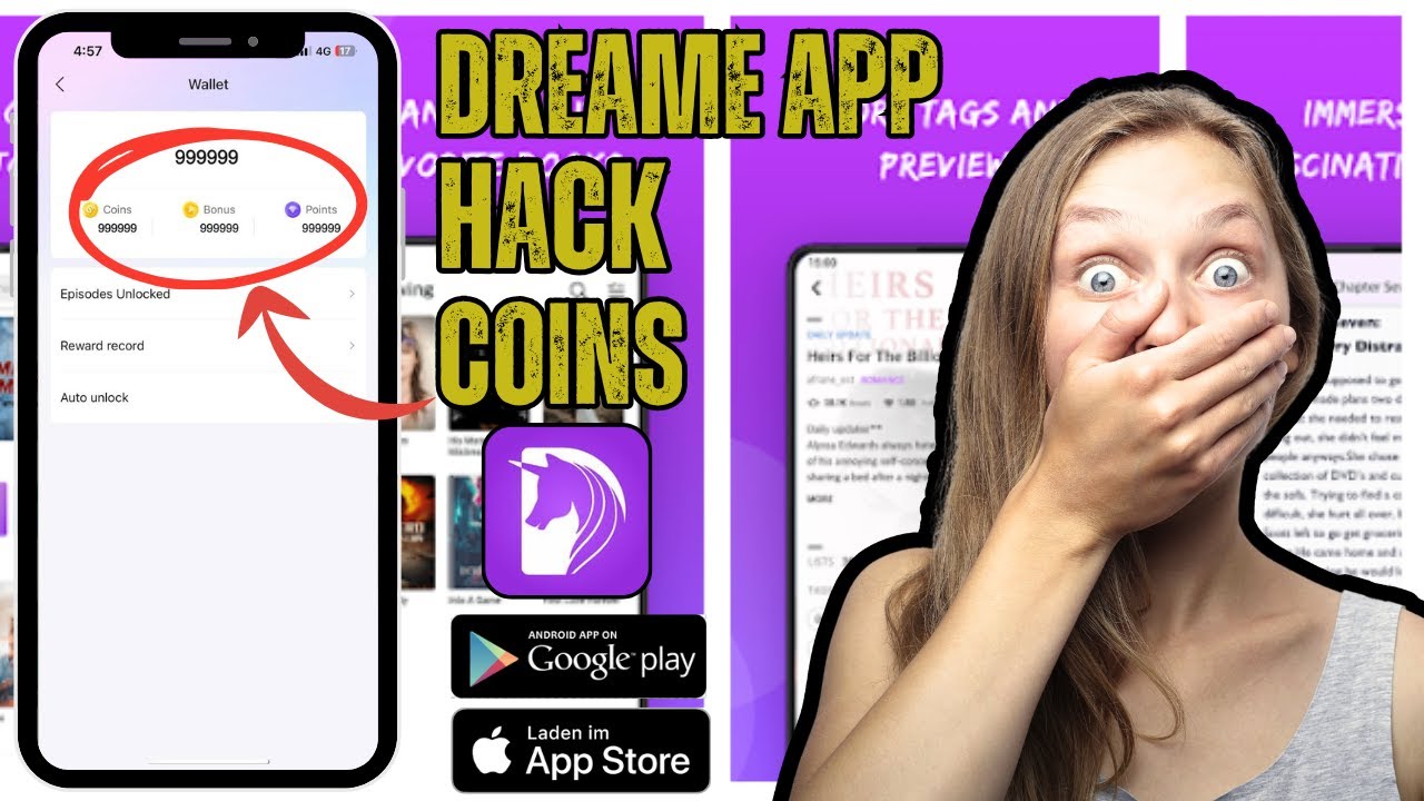 Dreame App Hack - How To Get Free Unlimited Coins In Dreame 2025 - YouTube