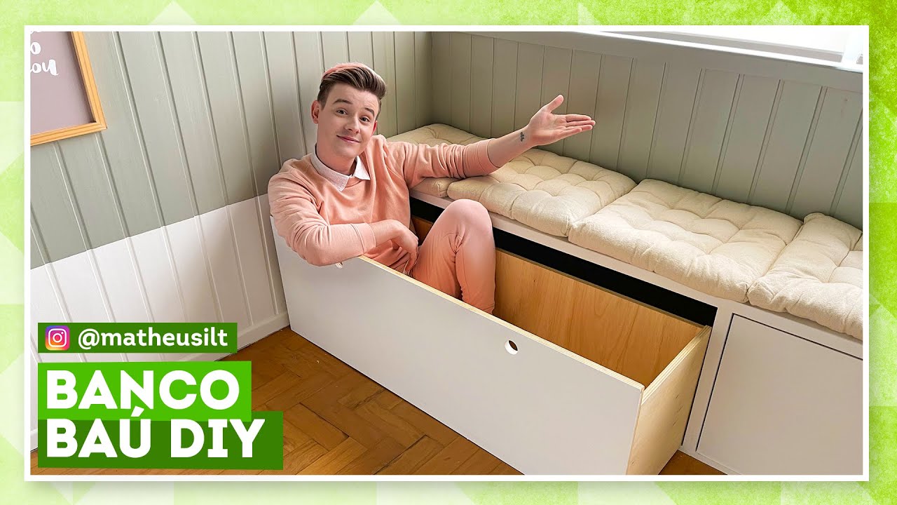 Como fazer um banco baú estilo baywindow com Matheus Ilt
