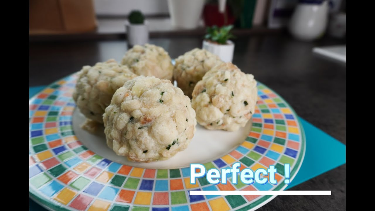 Semmelknödel selber machen, fluffig und zart ohne Mehl ...