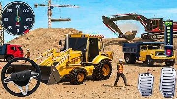 Real US Construction Simulator 3D - Underpass Bridge Road Building In City - Android GamePlay #1