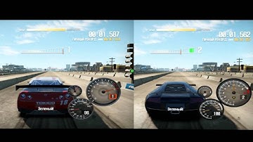 Shift 2 - Drag Race Nissan GT-R vs Lamborghini LP640