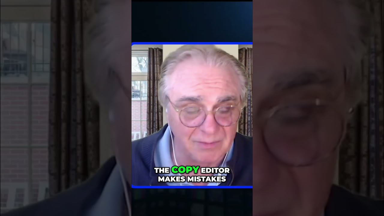 Author Admits Typos & Sinking Feeling Despite Editing! #shorts