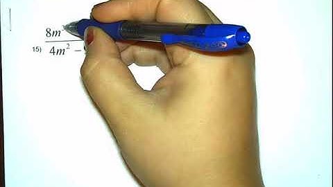 7.1 #14 - 17 Multiplying & Dividing Rational Expressions