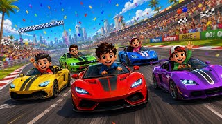 Kids' Mini Car Racing - Toy Cars - Toddler's Game - Toy Vehicle Games - Gameplay for 5-Year-Olds screenshot 3