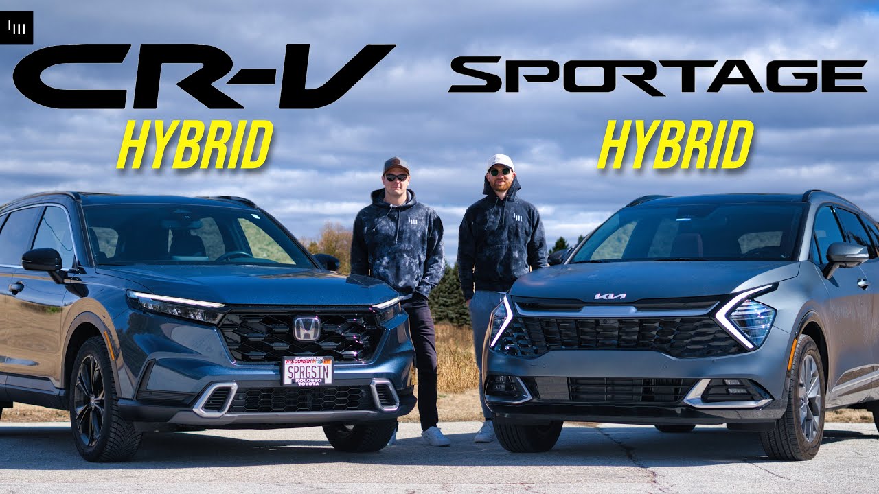 Honda CRV Hybrid vs Kia Sportage Hybrid - RACE FOR THE TOP