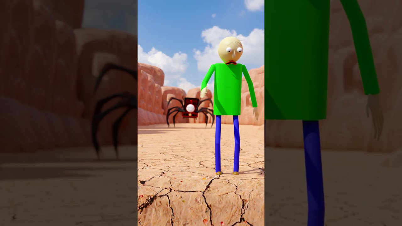 Spider Baldi Saves From Choo Charles