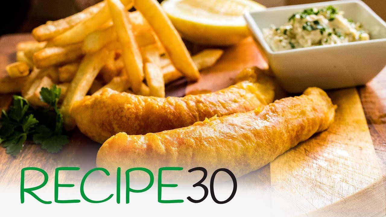 Homemade Fish and Chips Recipe (perfectly crisp and flaky!)