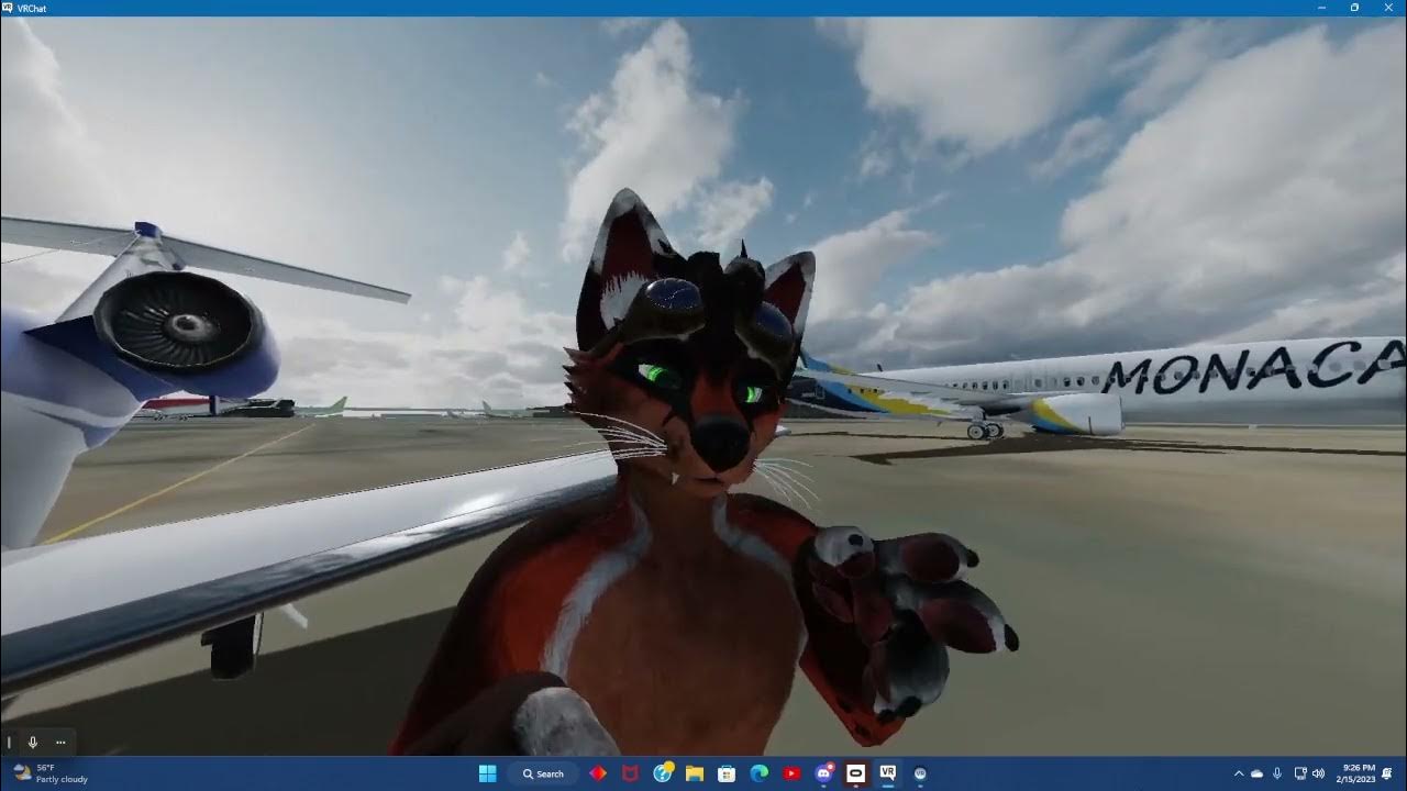 VRChat Taking flight. YouTube