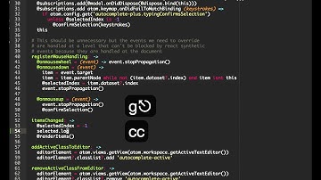 Confirm selection with typing (atom autocomplete-plus)