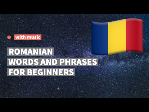 Most useful Romanian words for beginners. Learn Romanian language while listening to music.