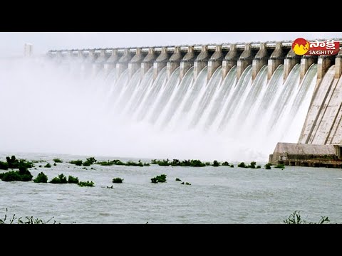 Nagarjuna Sagar Dam 10 Gates Opened : సుందర సాగర్ | Nalgonda | Sakshi TV - SAKSHITV