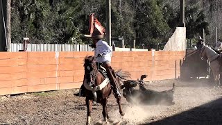 Lienzo charro las Trankas ..Coleadero 20/01/2024