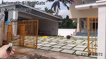 Automatic Sliding Gate motor installed at Kozhencherry, Pathanamthitta | Gate Automation📞8304884072 