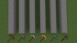 which pickaxe is faster?