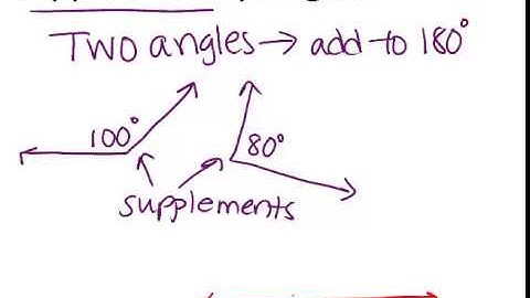 Supplementary Angles: Lesson (Geometry Concepts)