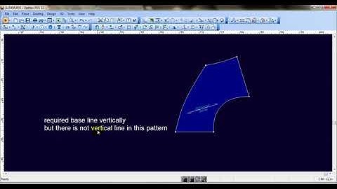 Optitex ND Set Paseline Perpendicular, We can create perpendicular baseline by this tool