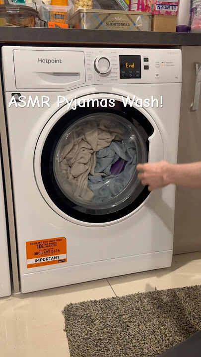 Download lagu ASMR Laundry Pyjamas - Hotpoint Washer and Dryer 🥰🧼 #homeappliance #hotpoint #washingmachine
