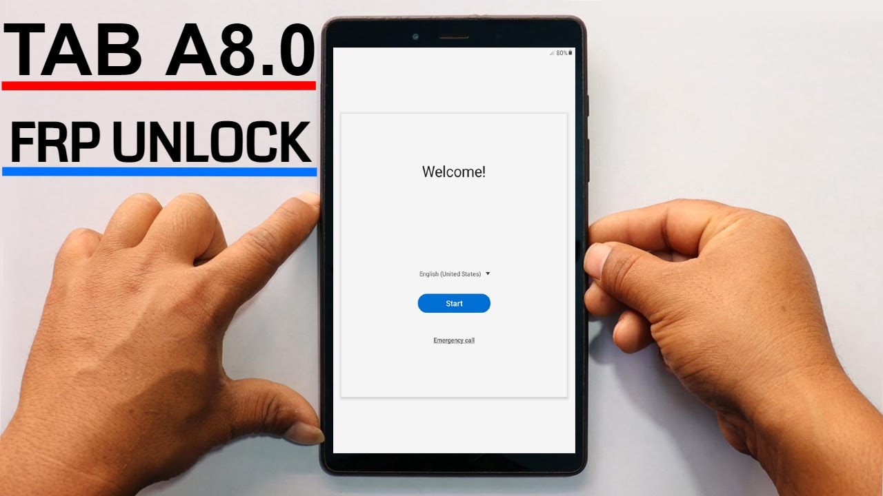Samsung Galaxy Tab A8 SM-T295 FRP Bypass/Unlock Google Account Lock
