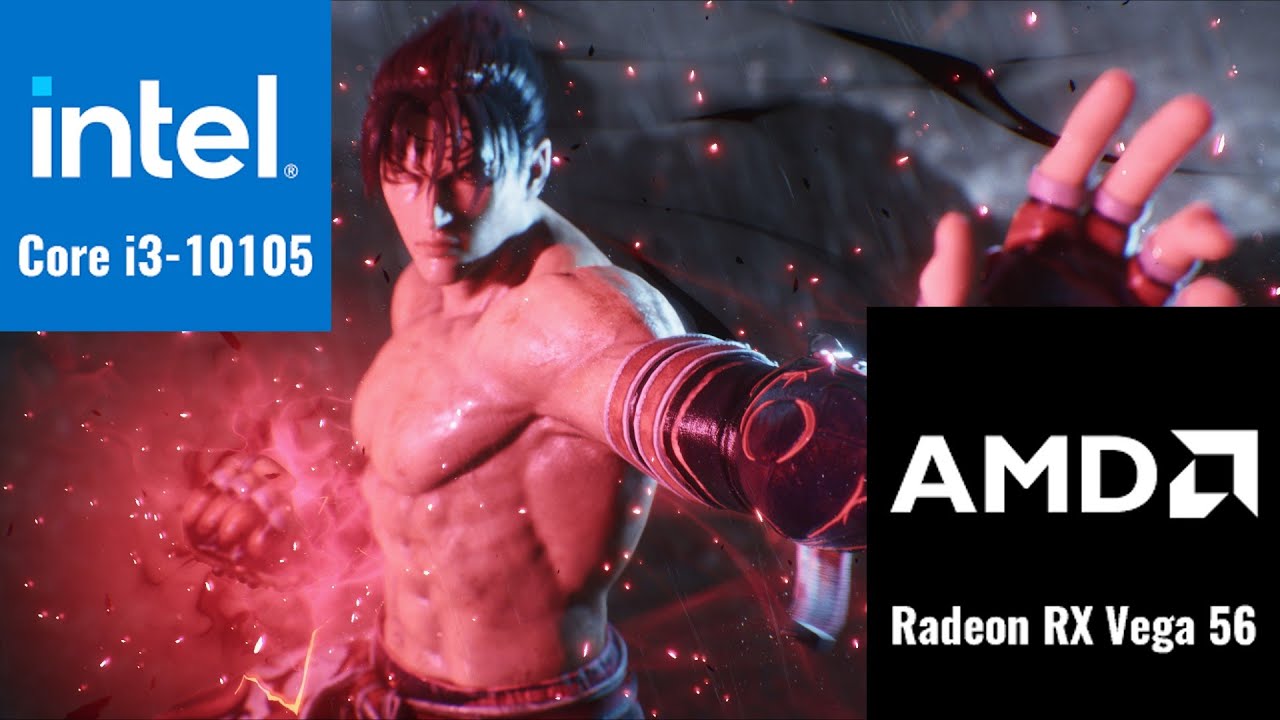 Tekken 8 RX Vega 56(I3-10105) Benchmark - YouTube