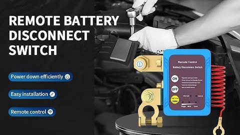 12V 240A Remote Battery Disconnect Switch with Different Voltages